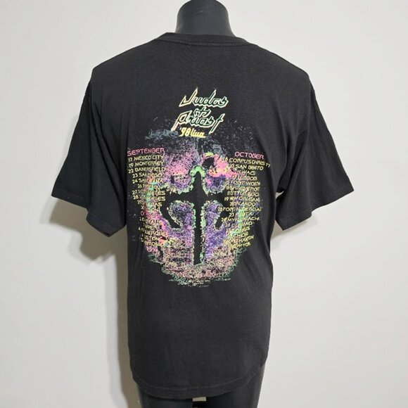 Vintage Judas Priest 98 Live Tour T Shirt XL Rare 90s Metal Band Concert Tee - Picture 7 of 9